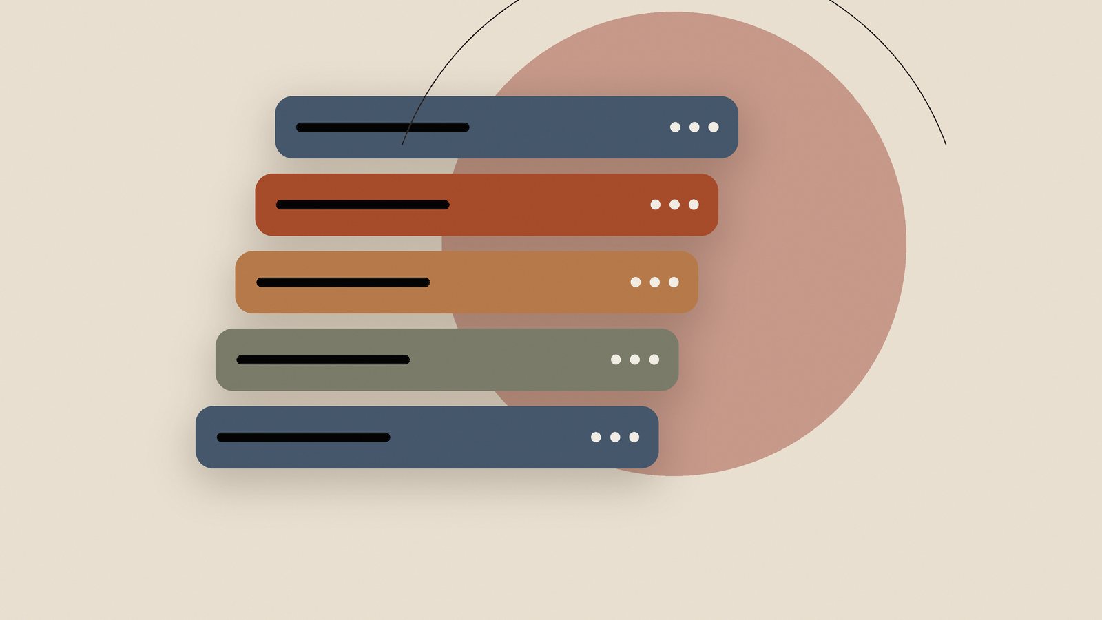 DigitalOcean Droplets illustration: stacked server units in front of a large circle